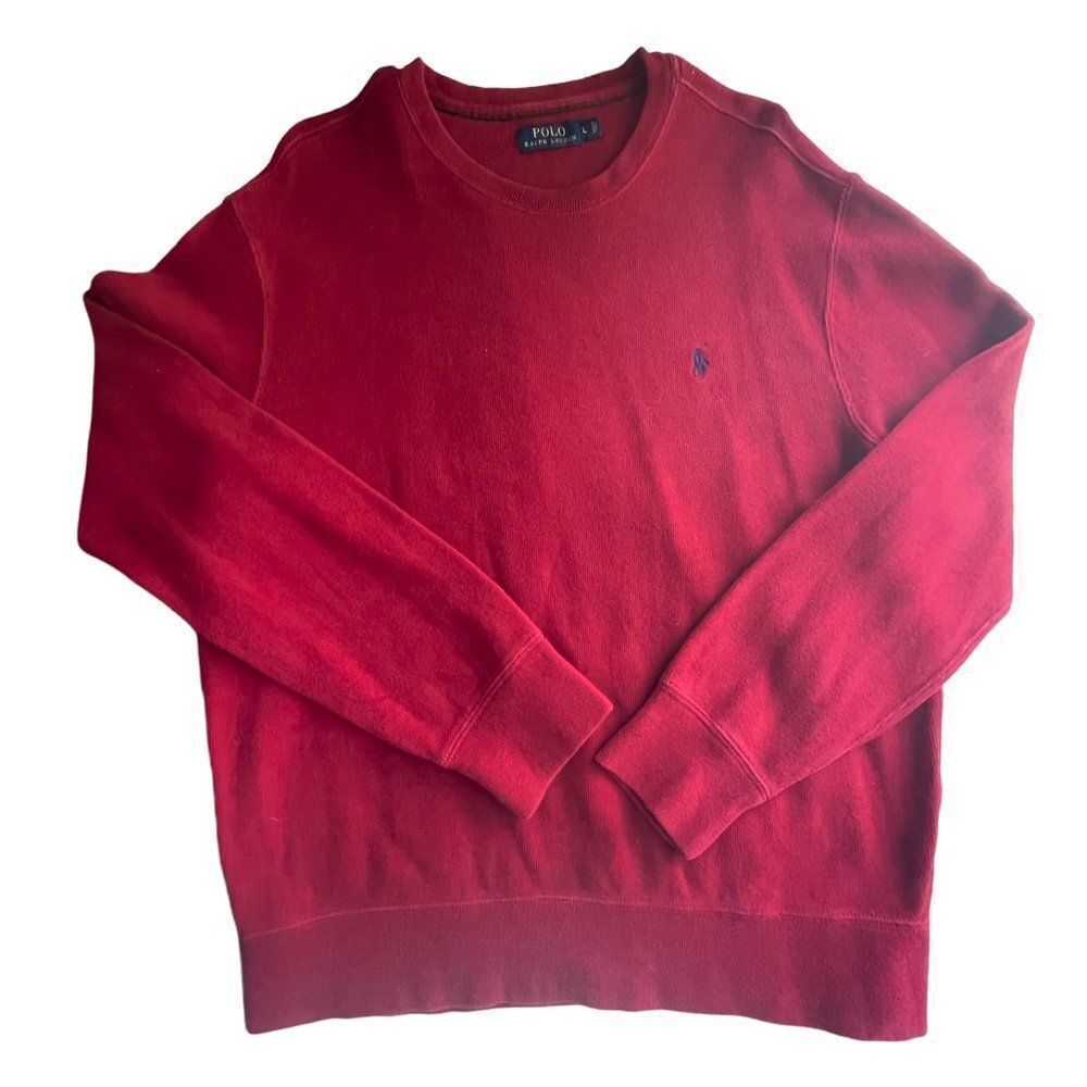Polo‎ by Ralph Lauren 100% Cotton Pullover-Men's LG